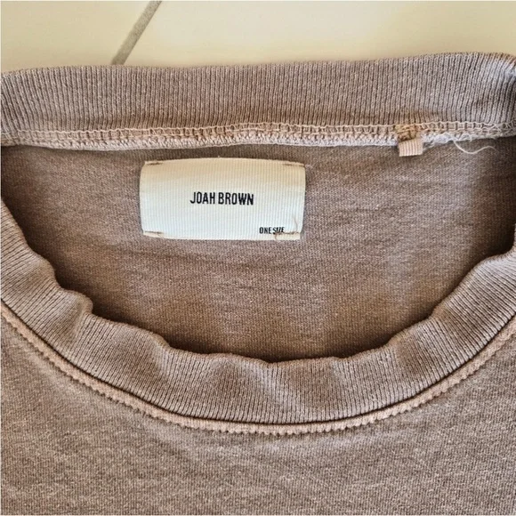 Joah Brown Relaxed Fit Brown Tee - Picture 6 of 6
